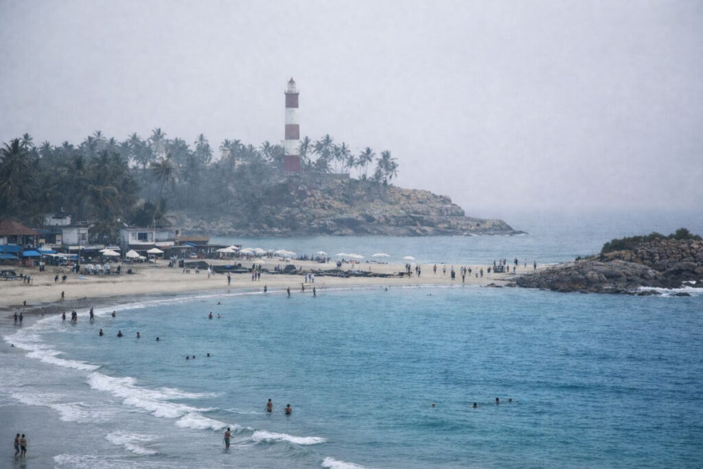 Lighthouse beach Kovalam